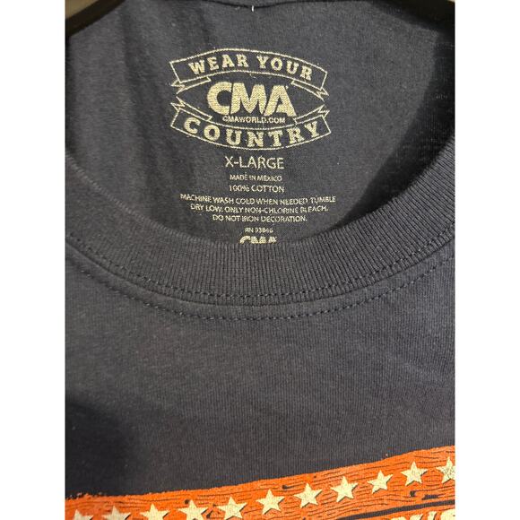 CMA Concert T-Shirt CMA Country Music Festival 2016 Size XL Nashville Blue - Picture 5 of 5